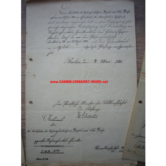 Appointment documents - Apotheker Dr. med. Otto Delp