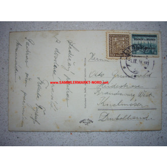 Postkarte - Besatzung Böhmen & Mähren 1939