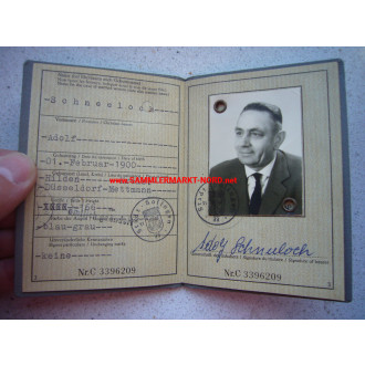 Germany - identity card 1963