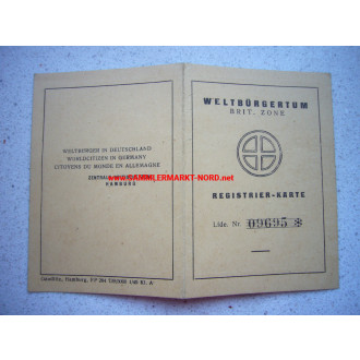 World Citizenship (British Zone) - ID card 1949