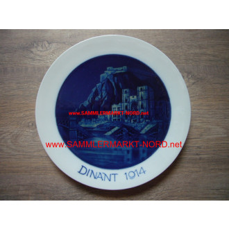 Meissen wall plate - Dinant (Belgium) 1914
