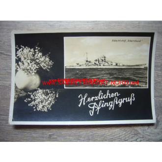 Kriegsmarine - Battleship Scharnhorst - Pentecost greeting