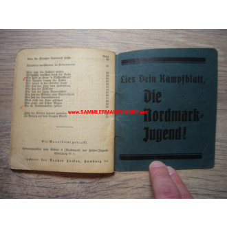 HJ song book - Nordmarklager 1936