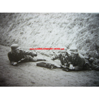 3 x Photo Wehrmacht grenade launcher troop