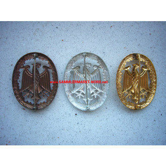 Bundeswehr - Leistungsabzeichen Bronze, Silber & Gold