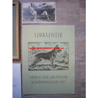 Verein für Deutsche Schäferhunde (SV) - Abzeichen & Urkunden
