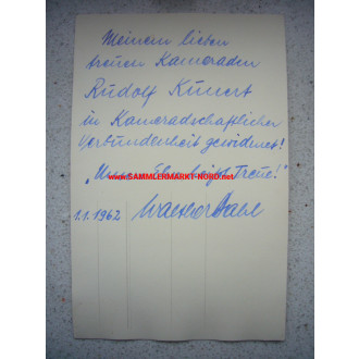 Oberst WALTHER DAHL (Eichenlaub) - Autograph