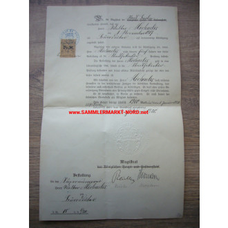 Magistrat Berlin - CARL HIRSEKORN Autograph - 1920