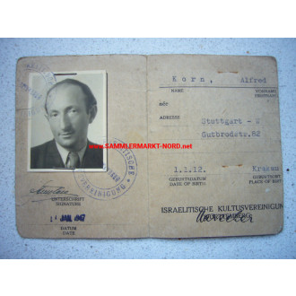 IKV Israelitische Kultusvereinigung Württemberg - ID card