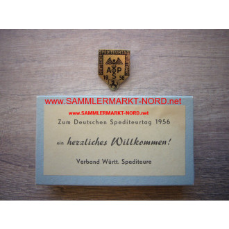 German Freight Forwarder 1956 (Württemberg) - badge & case