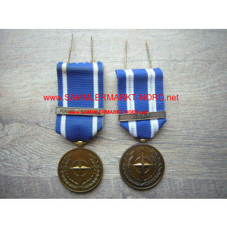 NATO - 2 x Operations medal with clasp