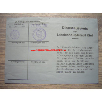 Berufsfeuerwehr Kiel - Dienstausweis