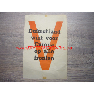 Holland Besatzung - Flugblatt Victoria Campagne