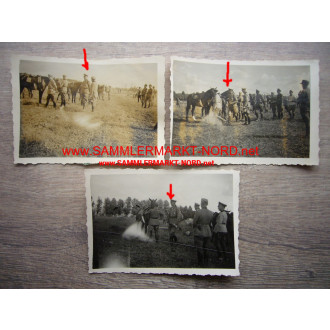 3 x Foto Wehrmacht General mit Ritterkreuz