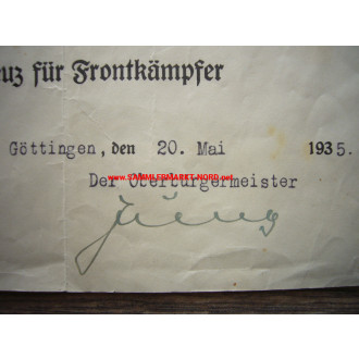 BRUNO KARL AUGUST JUNG (NSDAP) - Autograph - Landrat in Esch-sur