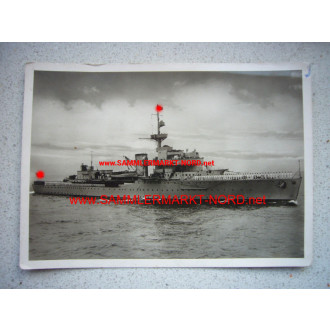 Kriegsmarine Artillerieschulboot "Brummer" - Postkarte