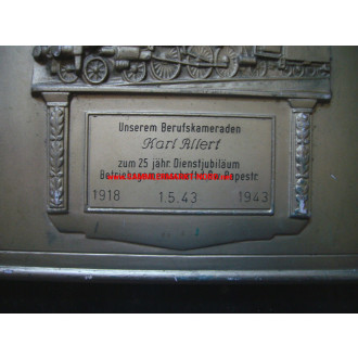 BVG Berliner Verkehr Betriebe - plaque & certificate