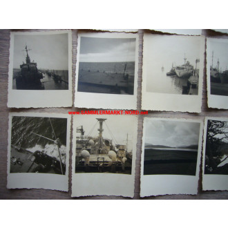 53 x Foto US Navy - Kriegsschiffe, Versenkung, usw.