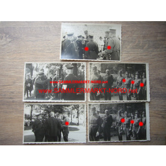 5 x Foto SA Gruppenführer & SA Männer mit TYR Rune