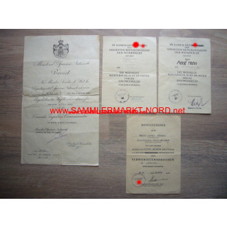 Certificate group - Gren. Rgt. 170 (73rd I.D.)