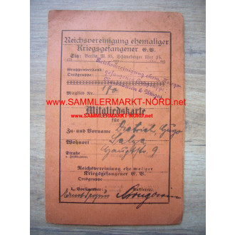 Association of Former Prisoners of War - ID card