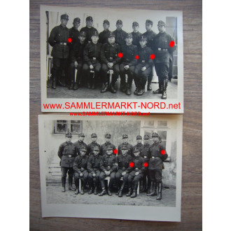 2 x photo postal protection (Belgard) 1934