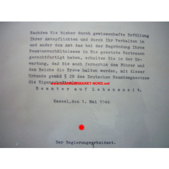 Regierungspräsident Kassel - KONRAD VON MONBART - Autograph
