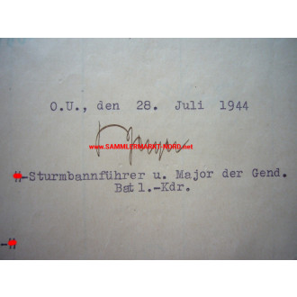 SS - Brigadeführer BRUNO KRUMMHAAR & SS-Oberführer OTTO REICH - 