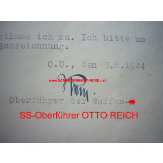 SS - Brigadeführer BRUNO KRUMMHAAR & SS-Oberführer OTTO REICH - 