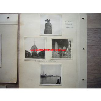 Kriegsmarine - test boat "Störtebeker" - album pages
