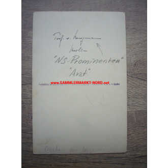 Professor GUSTAV VON BERGMANN - Autograph