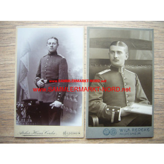 2 x cabinet photo - soldier with cuff title "Gibraltar"