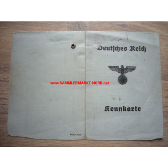 Provisorische Kennkarte - Hamburg 2.7.1945