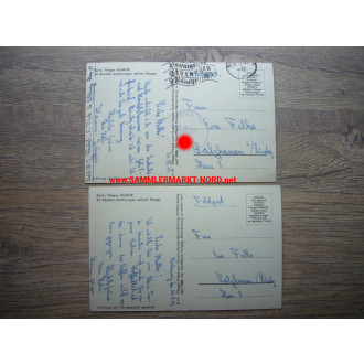 2 x Luftwaffe Sturzbomber & Zerstörer - Postkarte