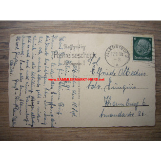 BDM Freizeitlager Mühlen (Ostpreussen) - Postkarte