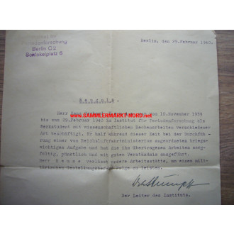 Dr. KARL STUMPFF (Astronom) - Autograph (Berlin 1940)