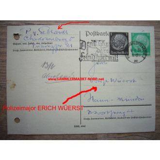 PETER VON GEBHARDT - Autograph - Secret State Archives
