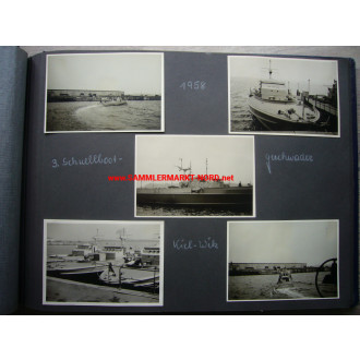 Bundesmarine Fotoalbum - Schnellboot Raubmöwe