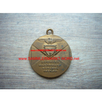 Italien - Medaille "adunata nazionale catania 1937"