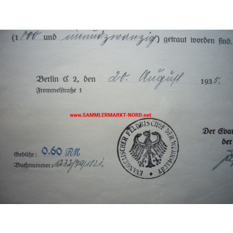 Evangelischer Feldbischof FRANZ DOHRMANN - Autograph
