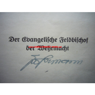 Evangelical Field Bishop FRANZ DOHRMANN - autograph