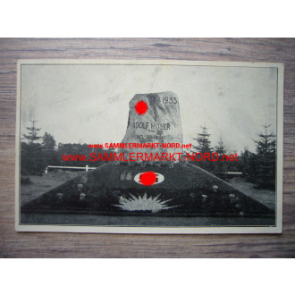 Ostenfeld near Rendsburg - Adolf Hitler Monument - Postcard 1933