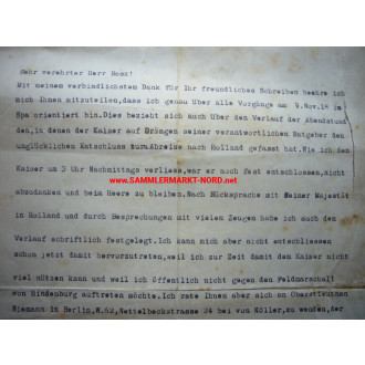 SS-Obergruppenführer FRIEDRICH GRAF VON DER SCHULENBURG - Autogr
