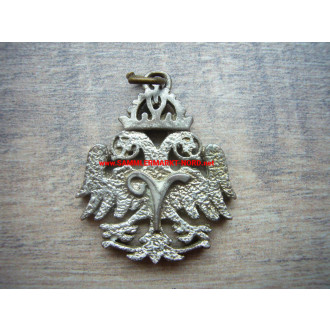 Patriotic double head eagle pendant