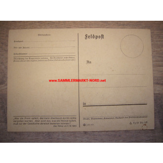 Ostern 1942 - Nachrichtentruppe - Postkarte