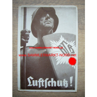 RLB Reichsluftschutzbund - Air Defense Postcard