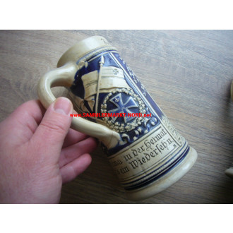 2 x patriotic beer mug "Days before Verdun"