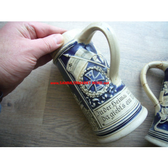 2 x patriotic beer mug "Days before Verdun"
