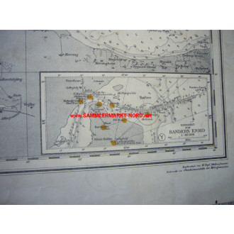 Kriegsmarine Seekarte - Dänemark (Limfjord, Randers Fjord)