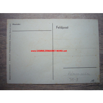 Flak Regiment 229 - Kolonnenzeichen - Postkarte